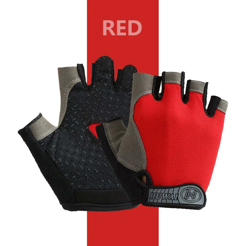 Epic Essentials Anti-Slip Gym Gloves — Breathable Fingerless Fitness Gloves for Men & Women