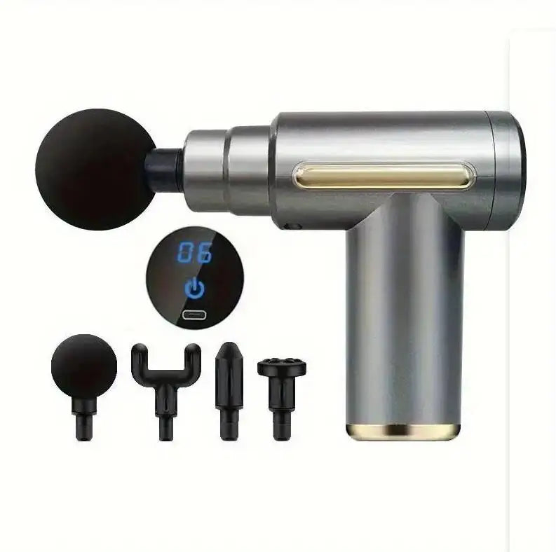 Epic Essentials Mini Muscle Massage Gun — Deep Tissue Percussion Massager for Neck, Back & Legs