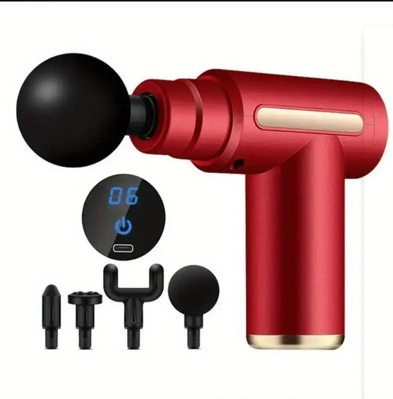 Epic Essentials Mini Muscle Massage Gun — Deep Tissue Percussion Massager for Neck, Back & Legs